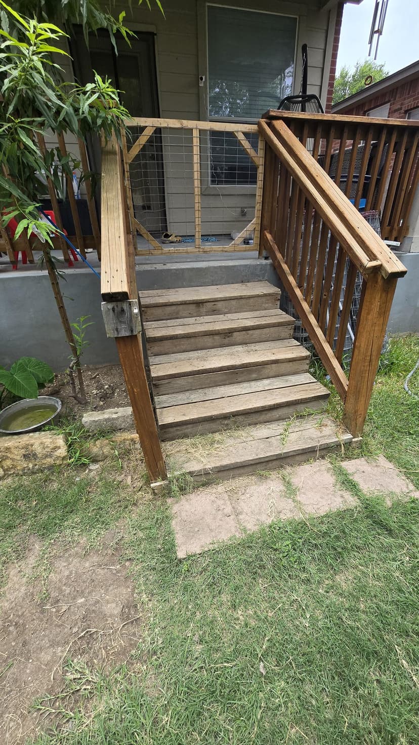 replace steps completely (labor only)