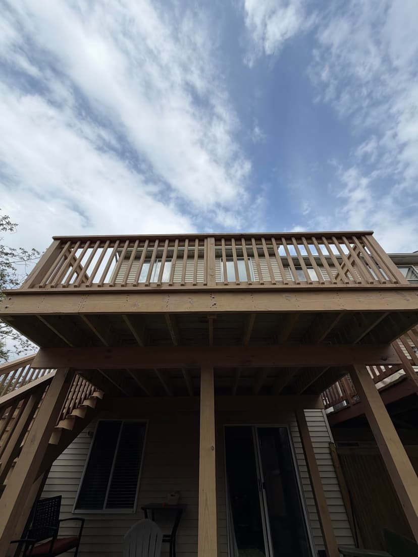 re-do a 14x18 deck with semi-transparent stain