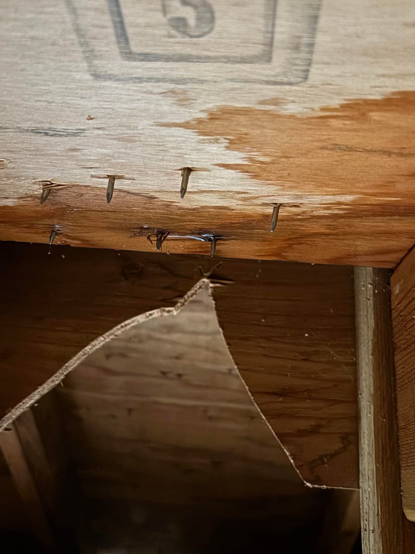 reseal an upper deck