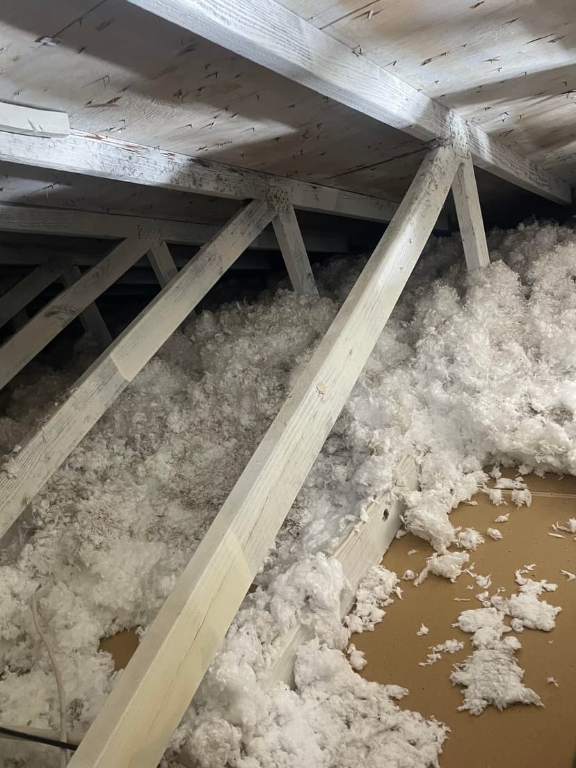 air seal and re-insulate attic to R49 without removing existing insulation
