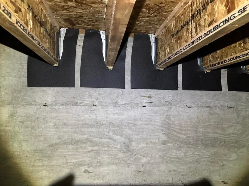 insulate crawlspace walls with fiberglass batts and 1-inch spray foam air seal