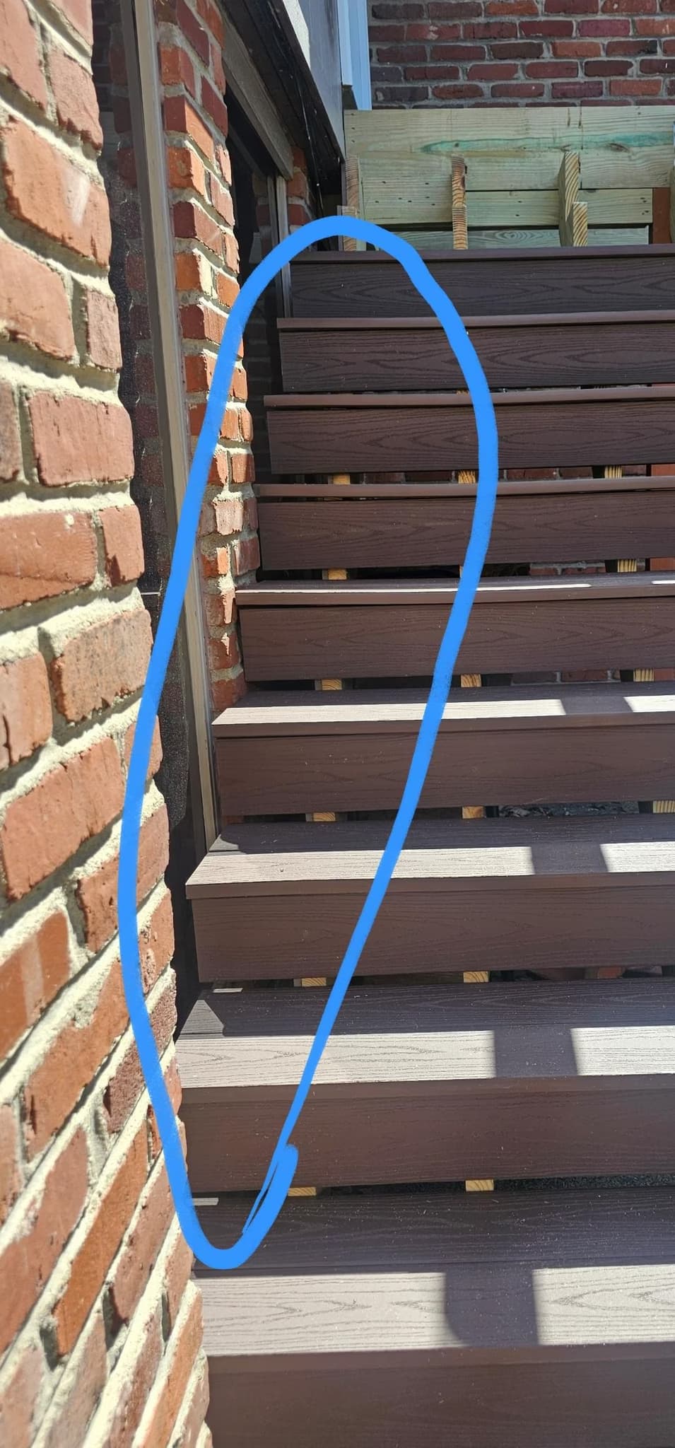 complete deck rebuild with cable railing and picture frame