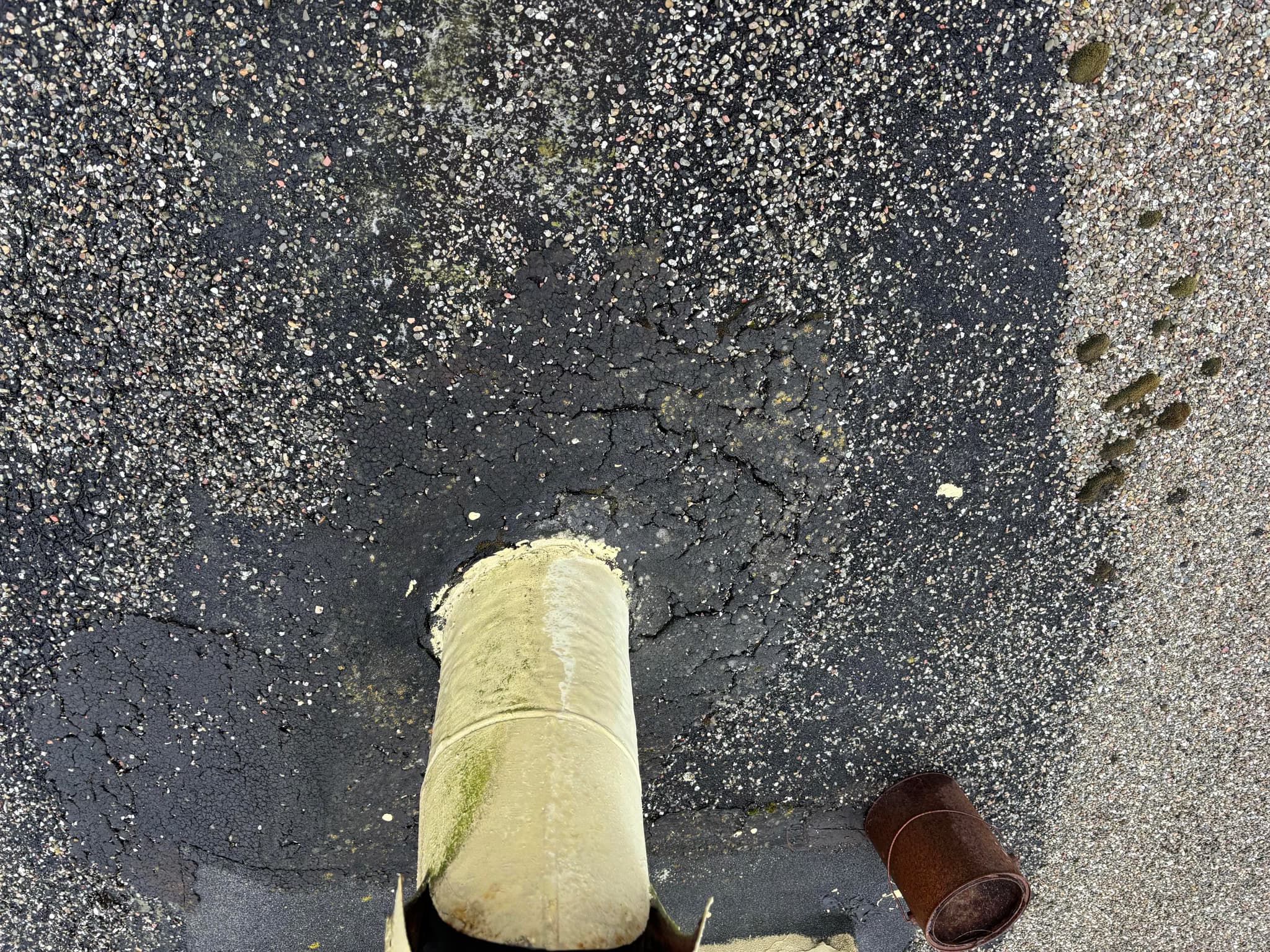 seal off a chimney leak