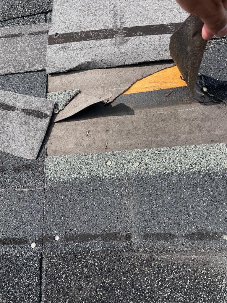 repair a portion of the roof