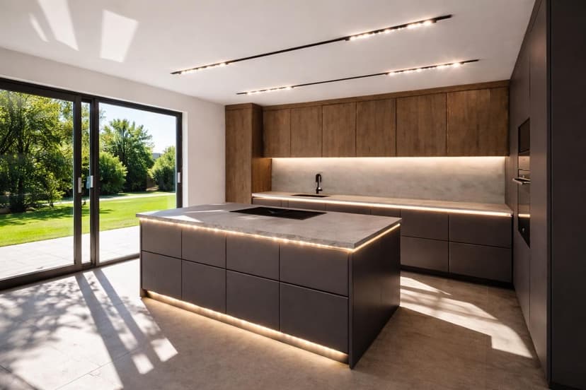 modern kitchen installation (lower estimate)