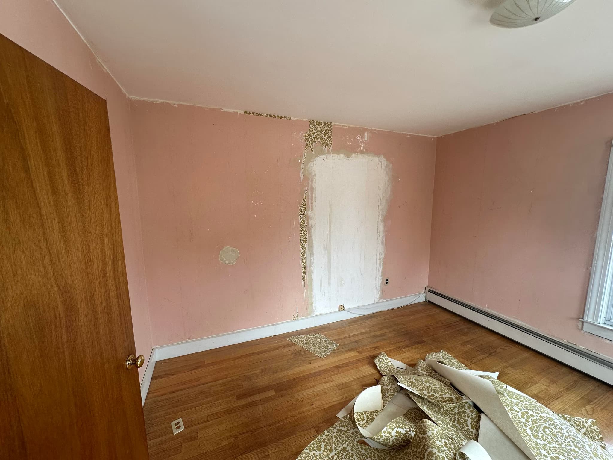 paint 2 bedrooms, a living room, and a hallway