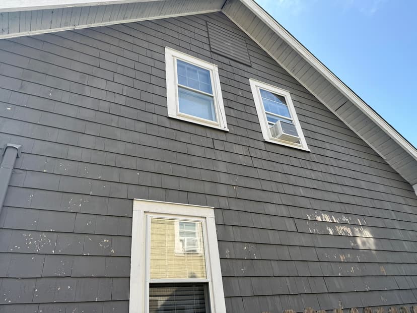 paint old wood siding