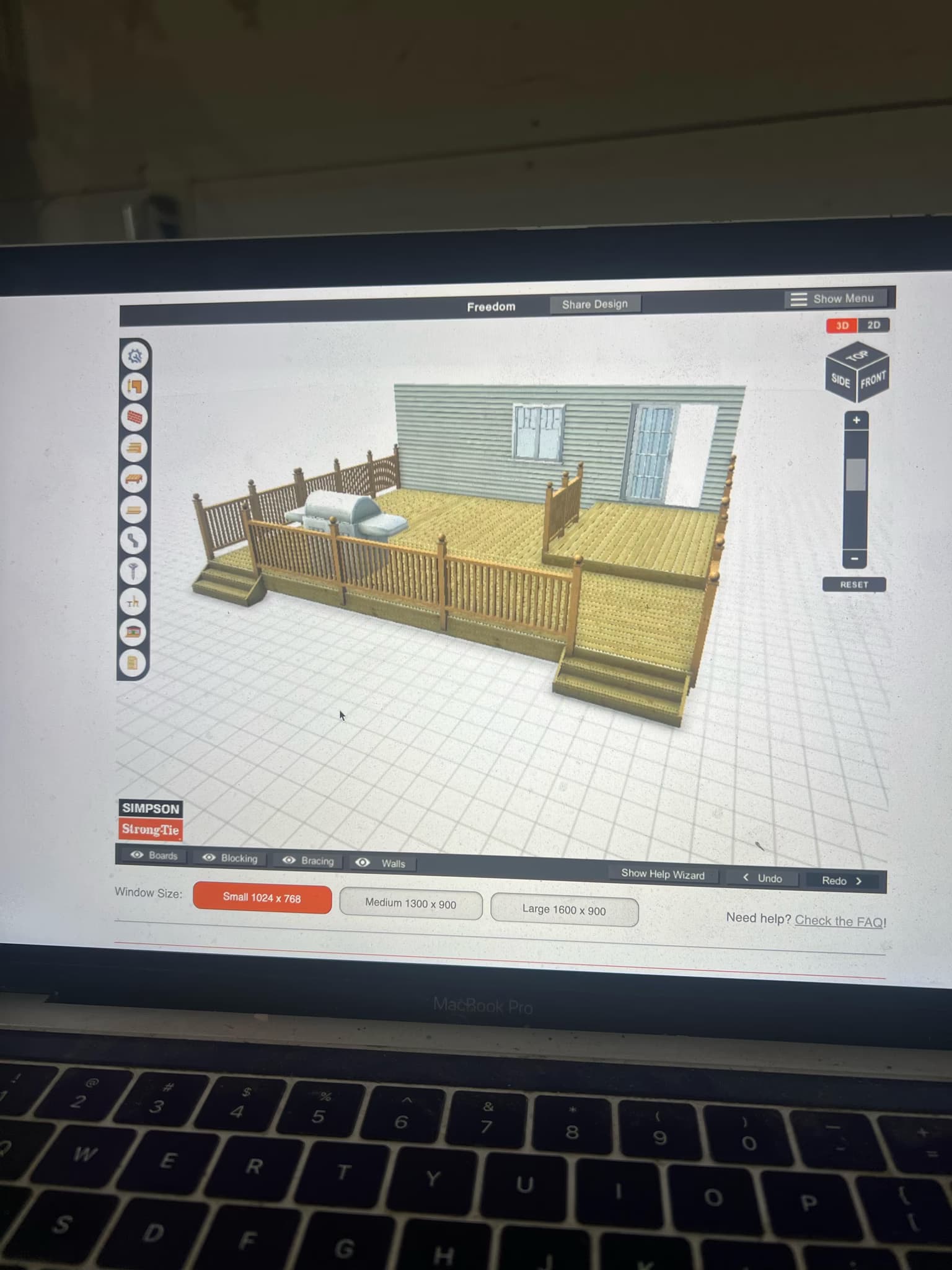 build a 12'x28' pressure-treated deck with rails and stairs