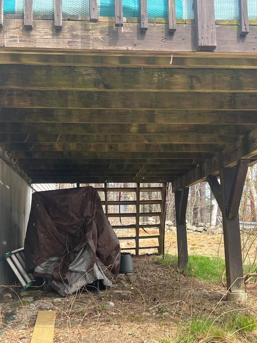 replace a 10x18 pressure treated deck