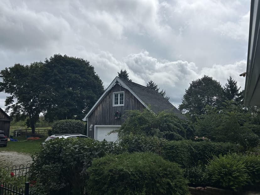 replace garage roof with shingles