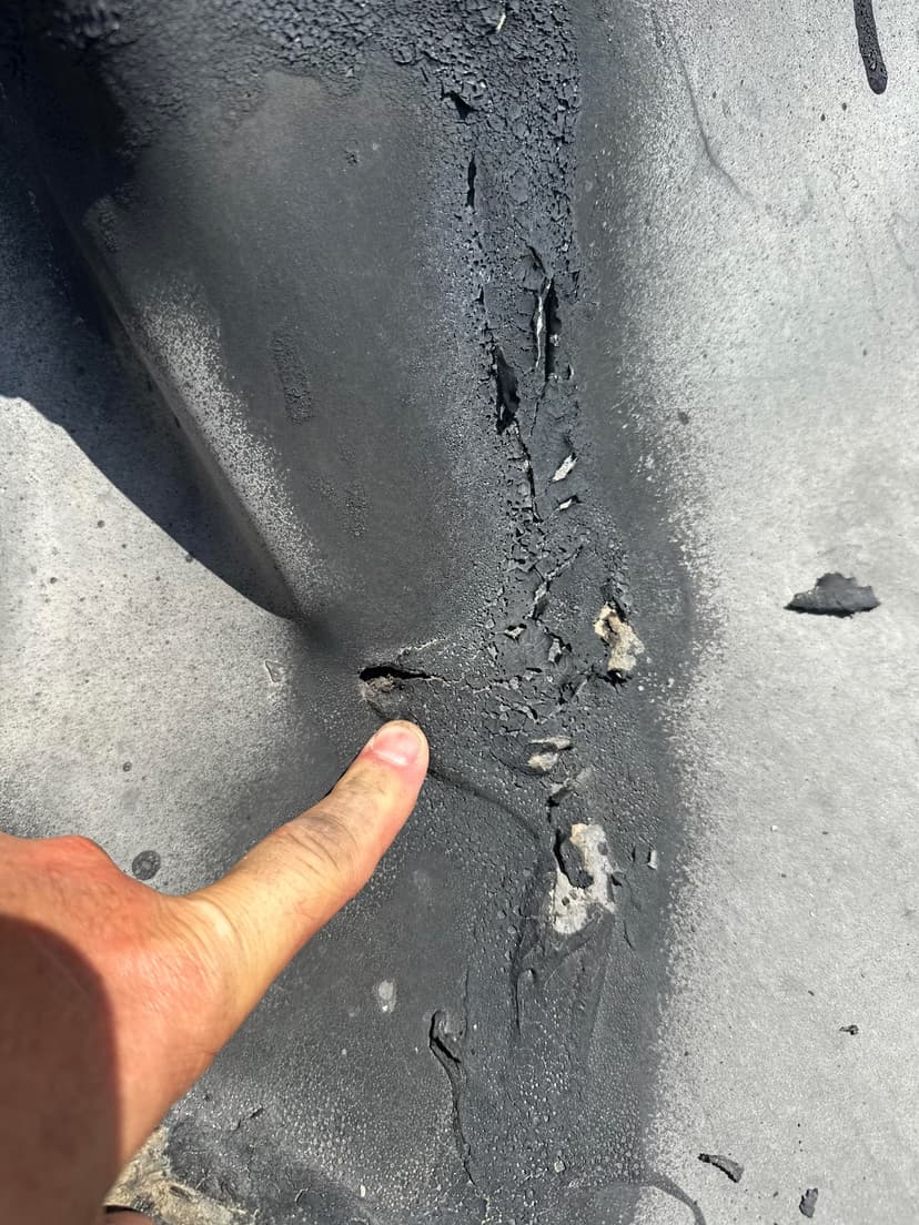 patch a leaking roof