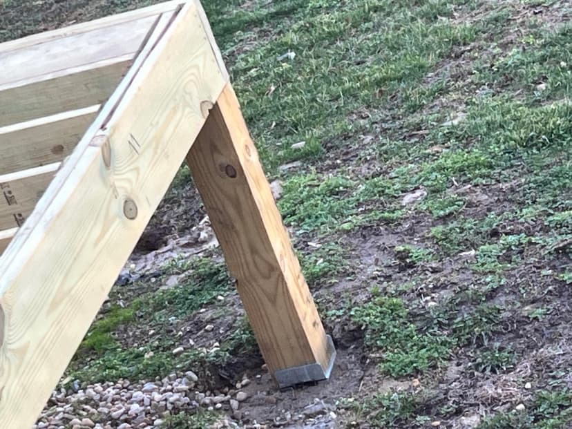 replace two-story deck framing