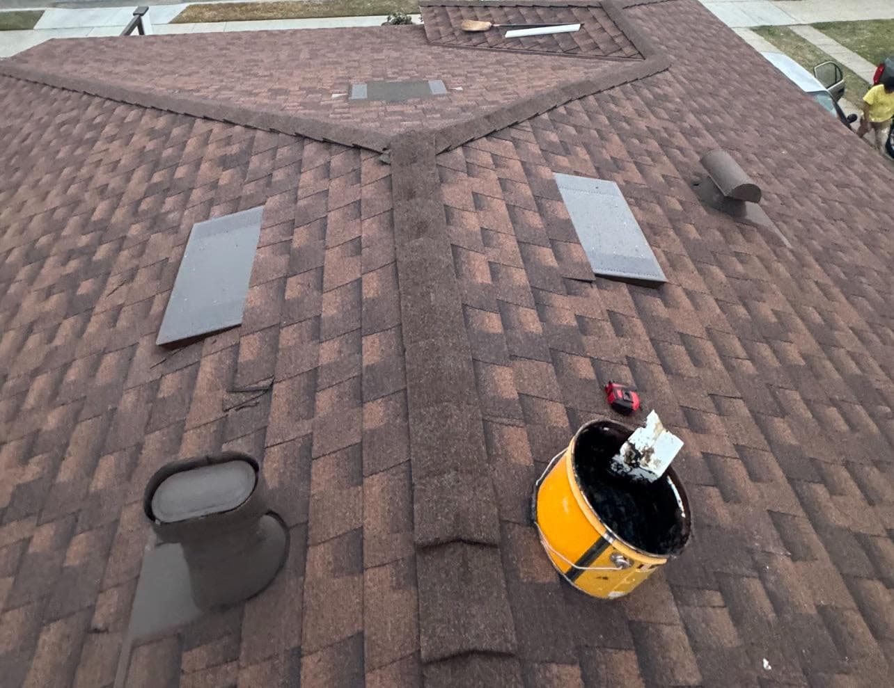 replace 11 squares of roofing