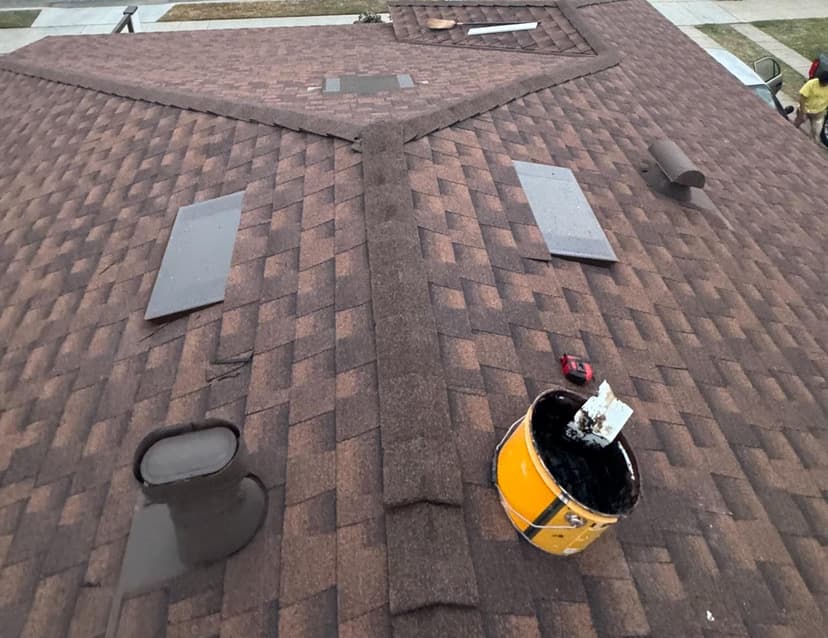 replace 11 squares of roofing