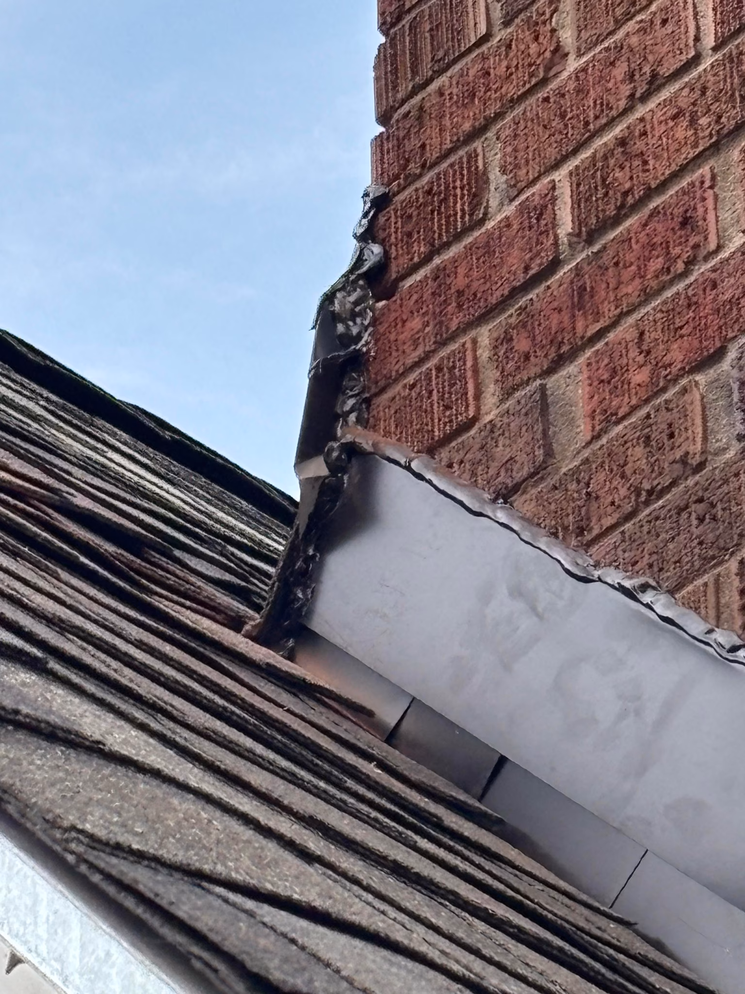 seal the area around the chimney