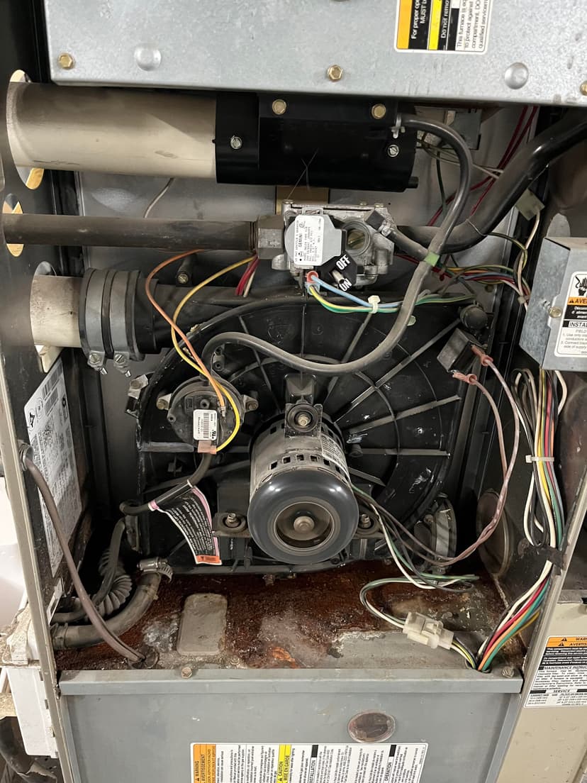 replace and move a furnace with a WiFi thermostat upgrade