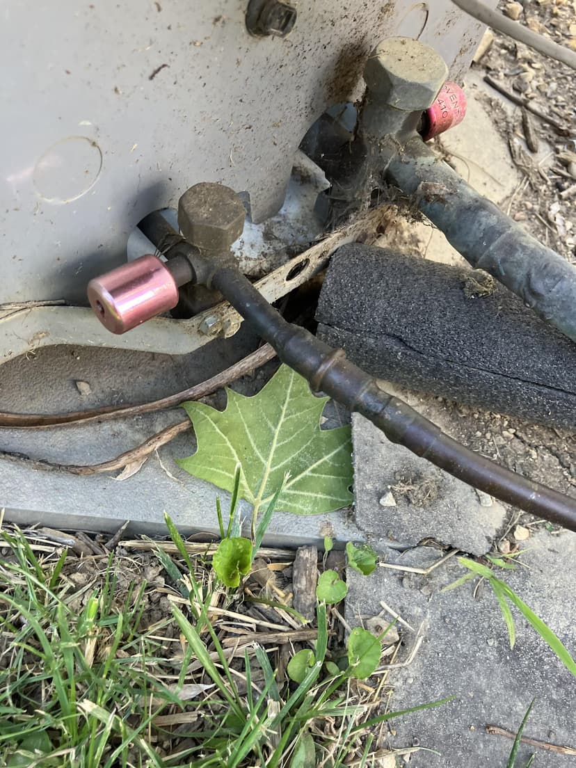 repair refrigerant leak and system maintenance