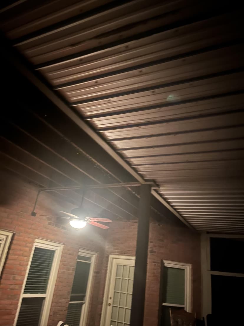 install aluminum under deck with drainage system