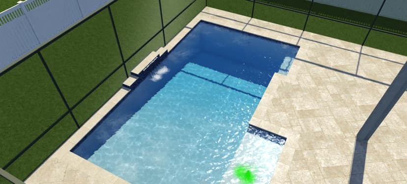 build a pool with landscaping