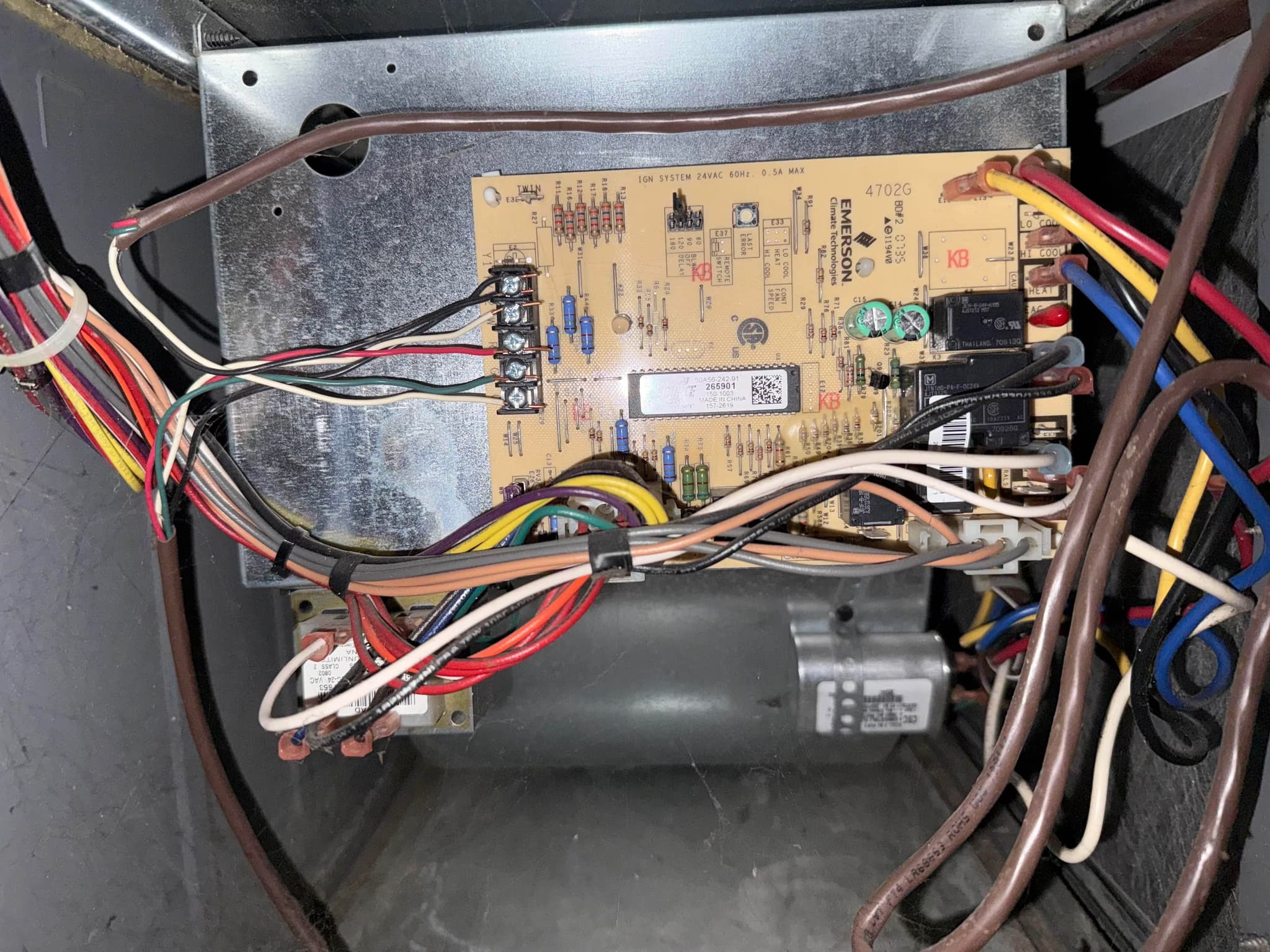 replace furnace circuit board