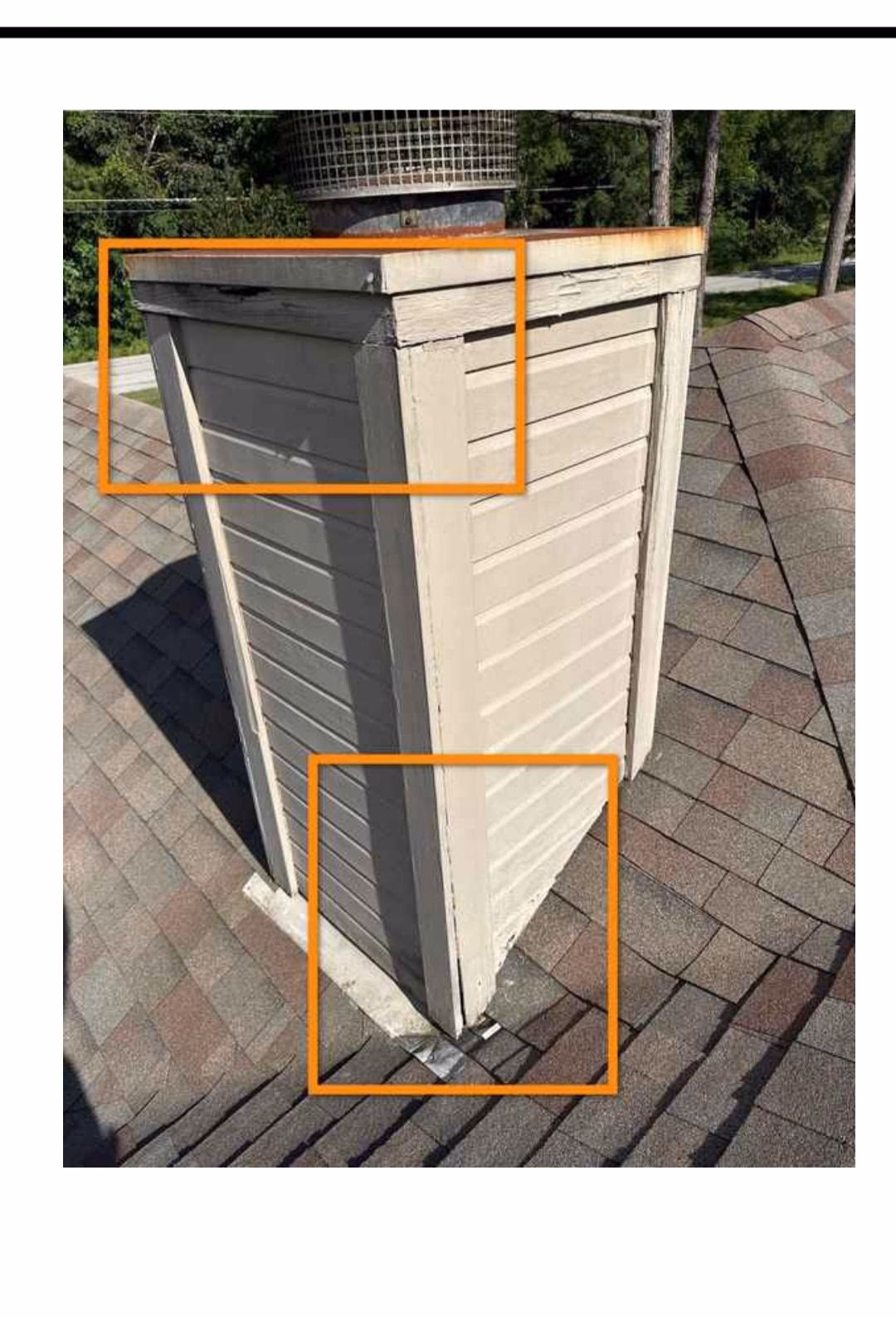 rebuild a rotting chimney