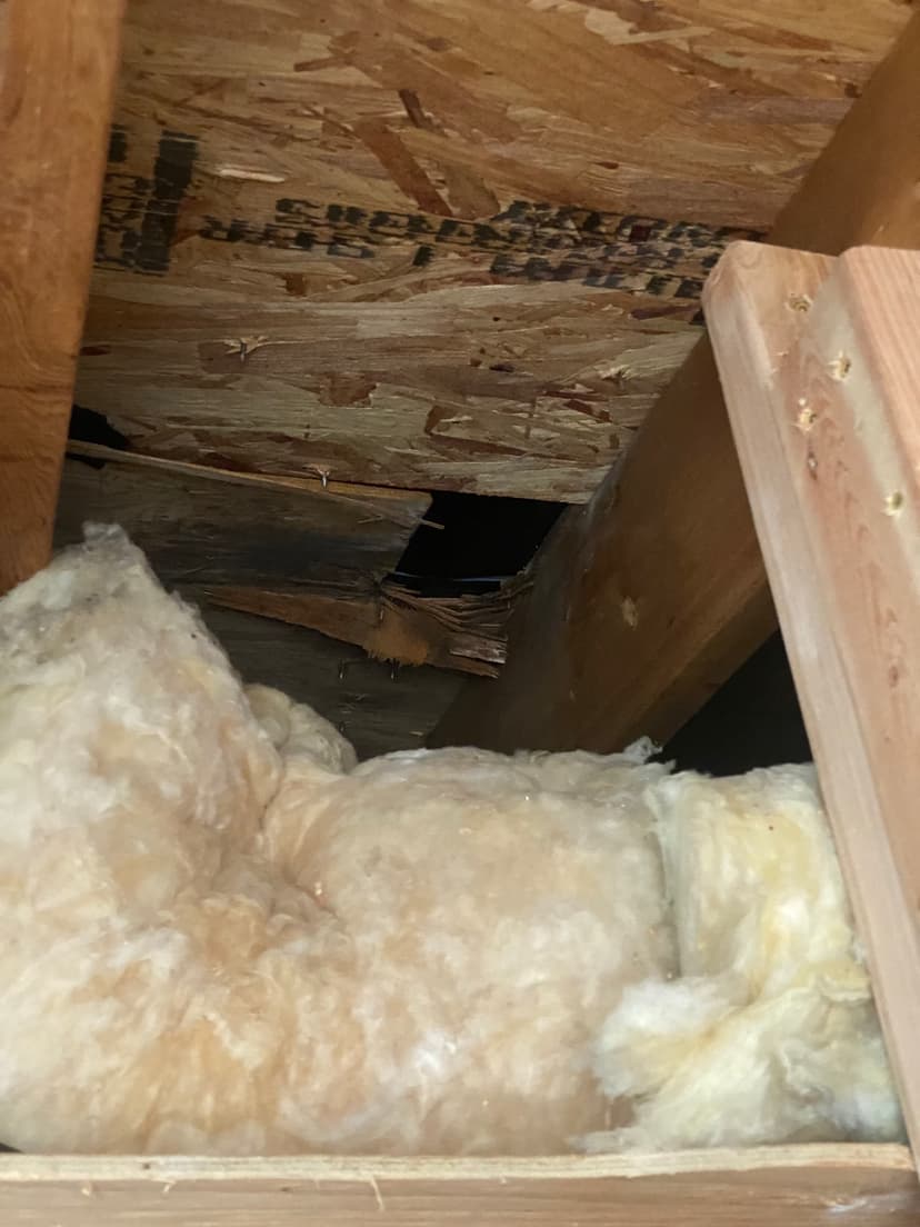 replace shingles, decking, fascia, soffit, gutters, and install gutter guards