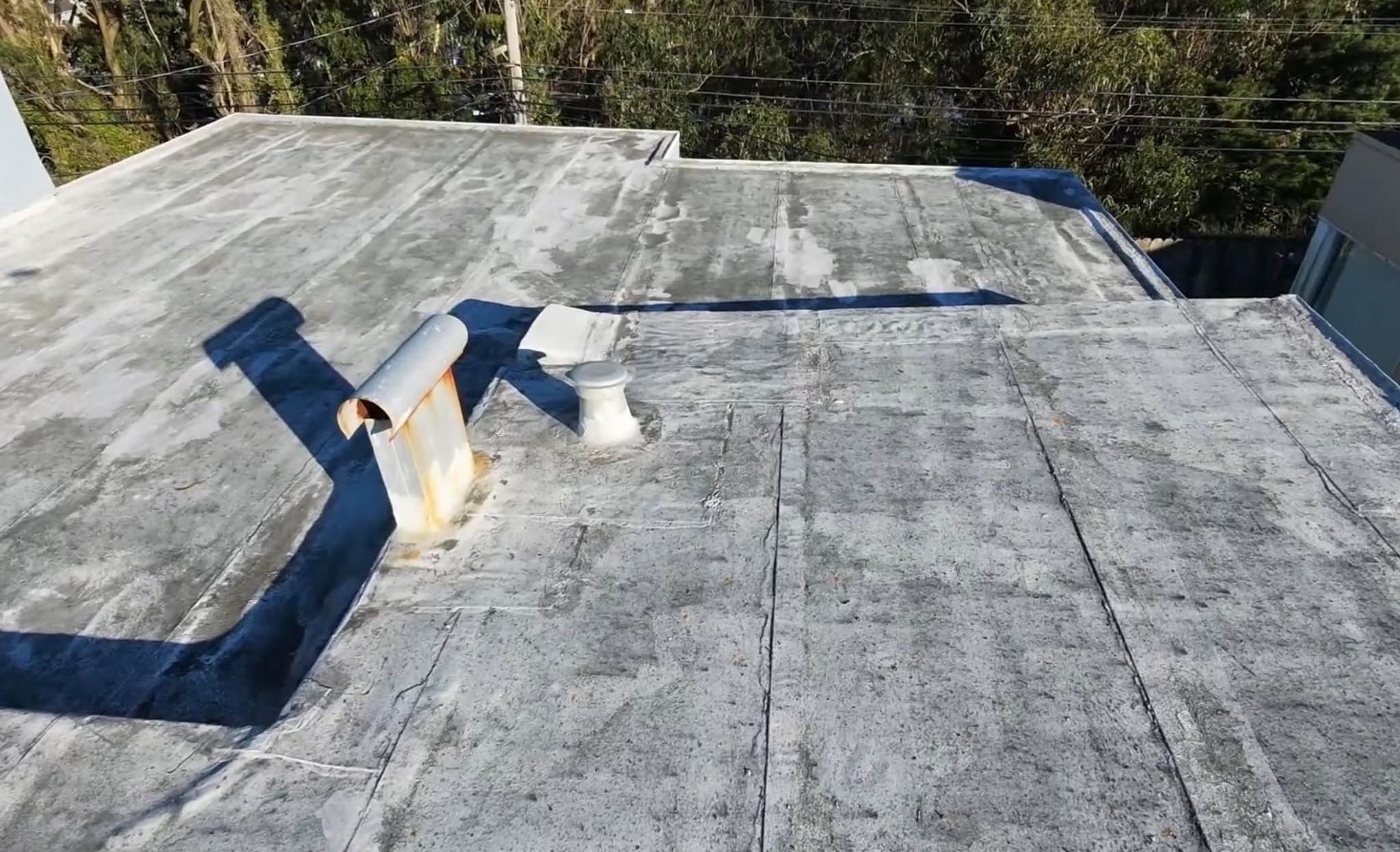 tear off and install new roof with vent flashing