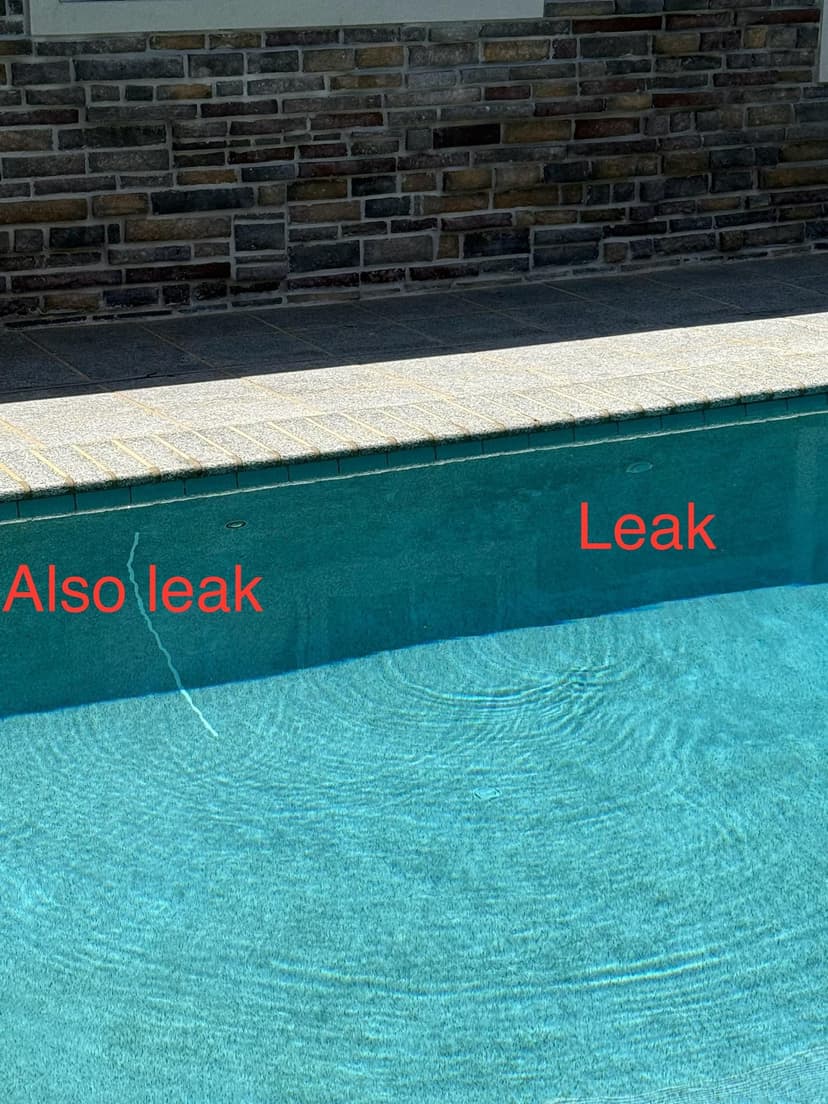 repair cracks and jet leak in gunite pool
