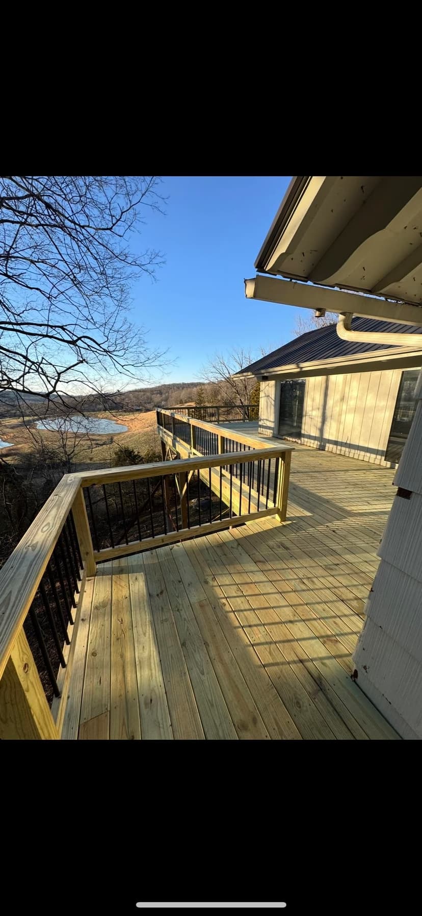 demolish old deck and completely rebuild a new one, including lower deck and structural work