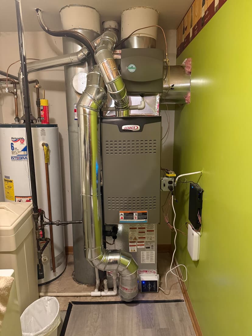 install a new whole home HVAC system with humidifier and additional return