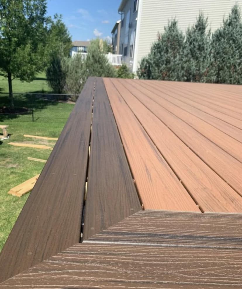 tear down and rebuild a 16 x 21 trex transcend deck