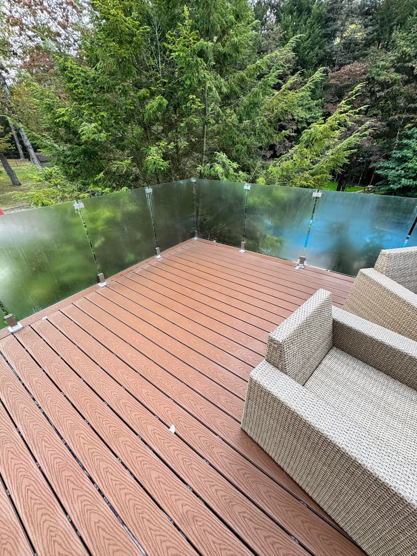 remediate deck issues and prepare for hot tub