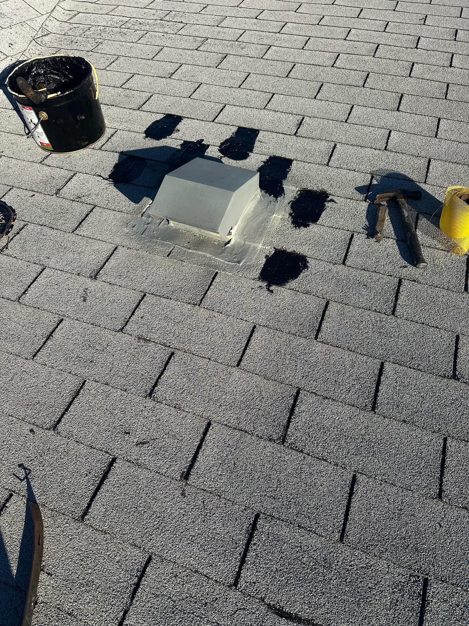 apply a treatment to address low roof pitch