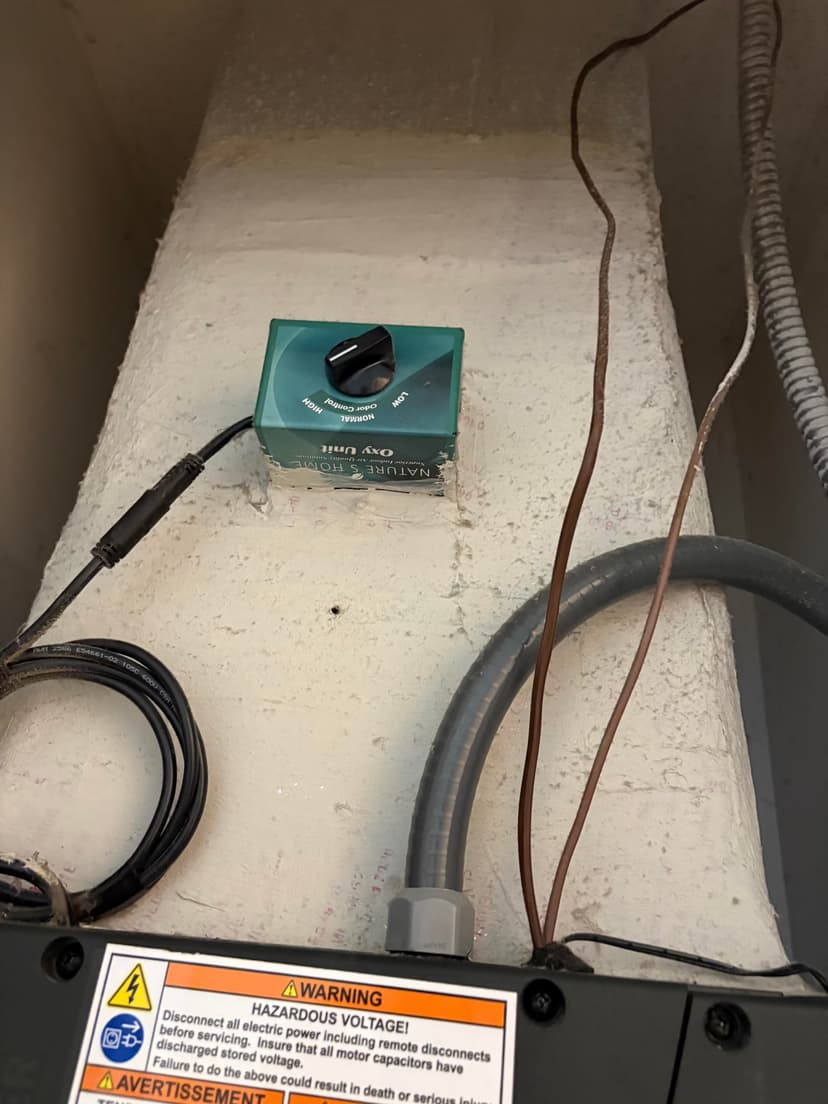 modify duct system and replace cans/grilles