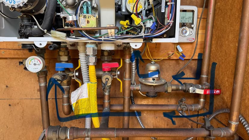 replace existing combi boiler