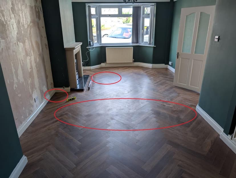 level two rooms and install LVT flooring