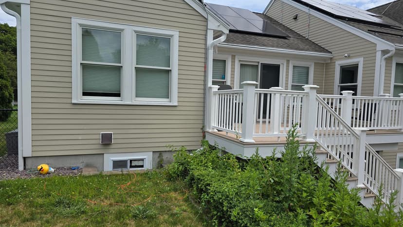 add stairs to lawn area