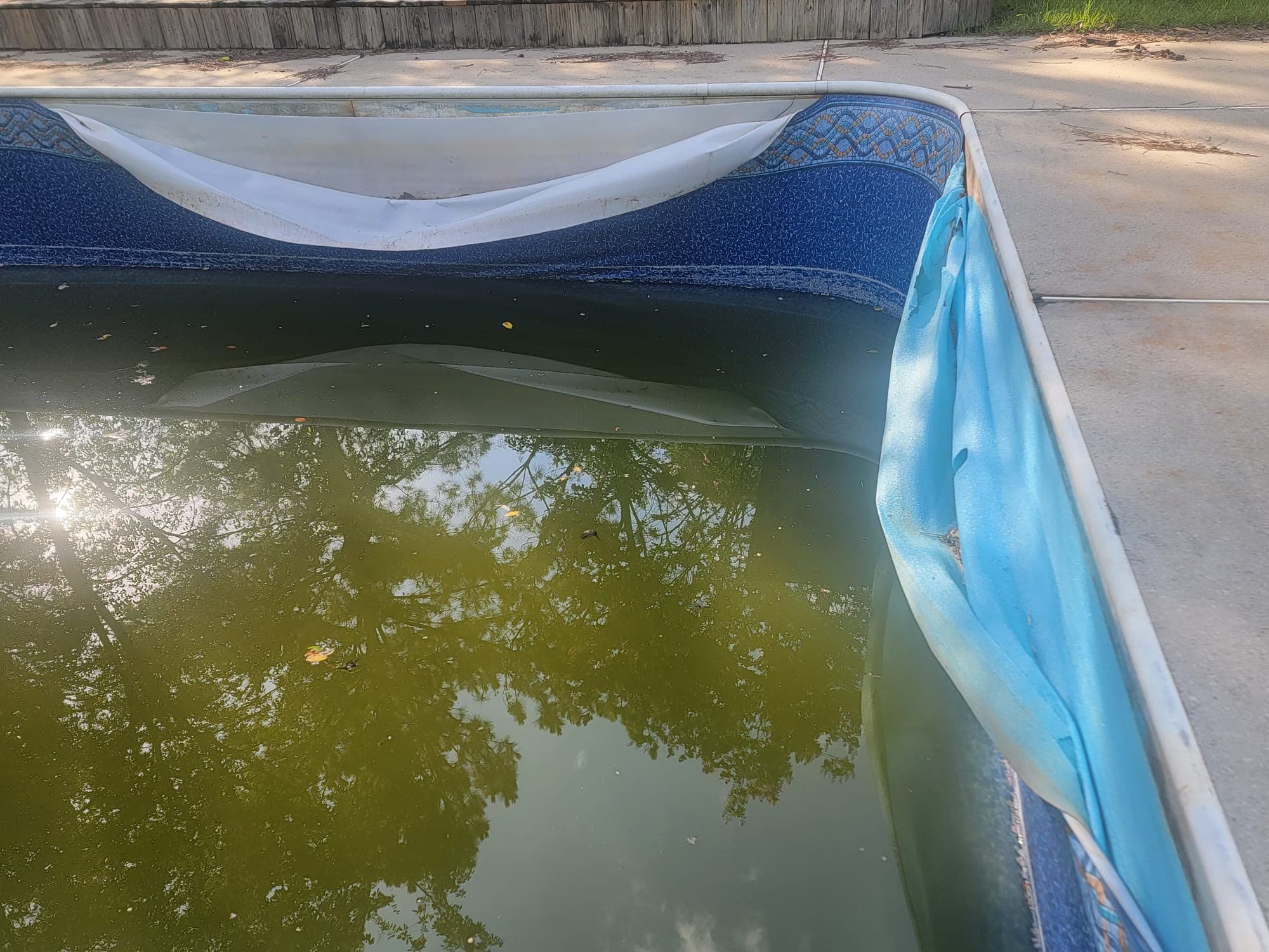 replace a vinyl pool liner