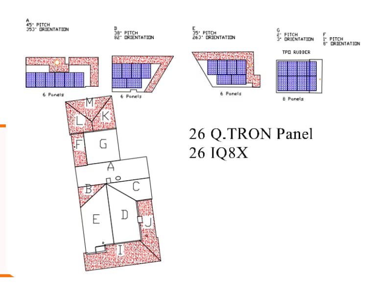 install a 12.0 kW solar panel system with SEG panels and Enphase inverters