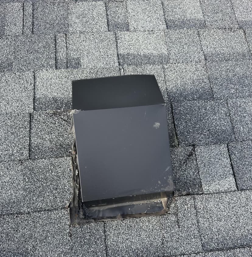 fix a leak around a vent