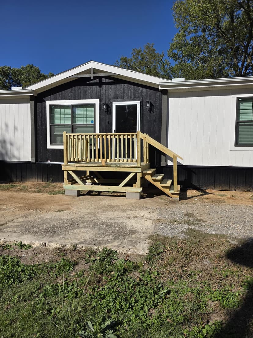 purchase and install a delivered deck