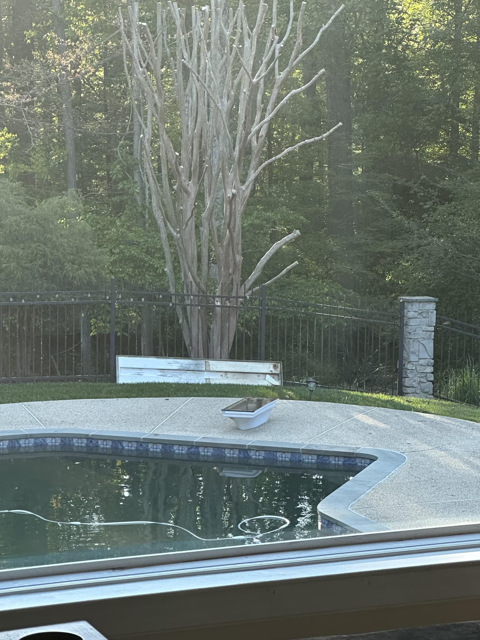 replace an old diving board with a new 8 foot sr smith model