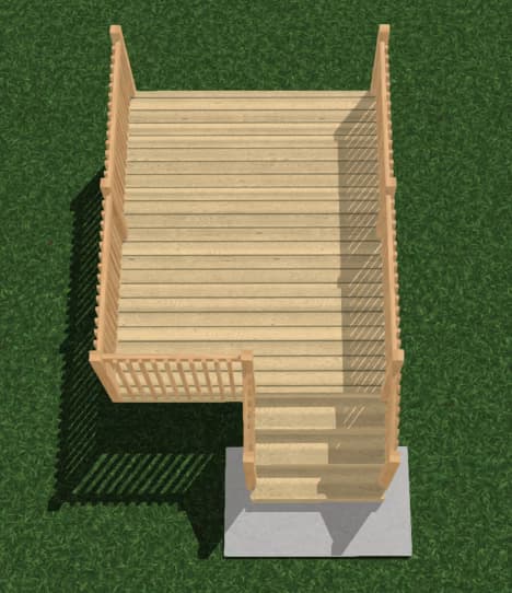 build an 8x10 pressure-treated deck