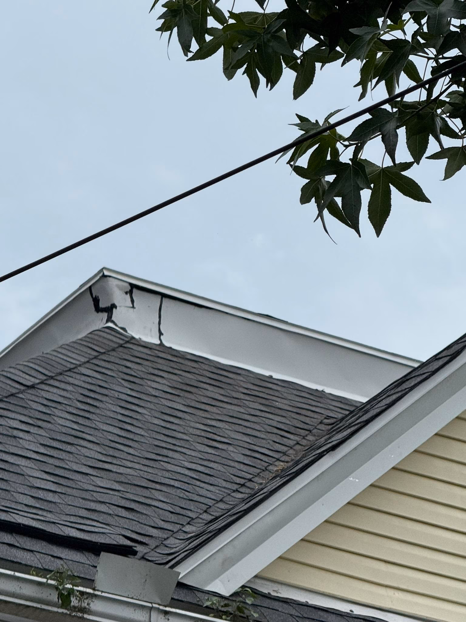 replace roof and gutters