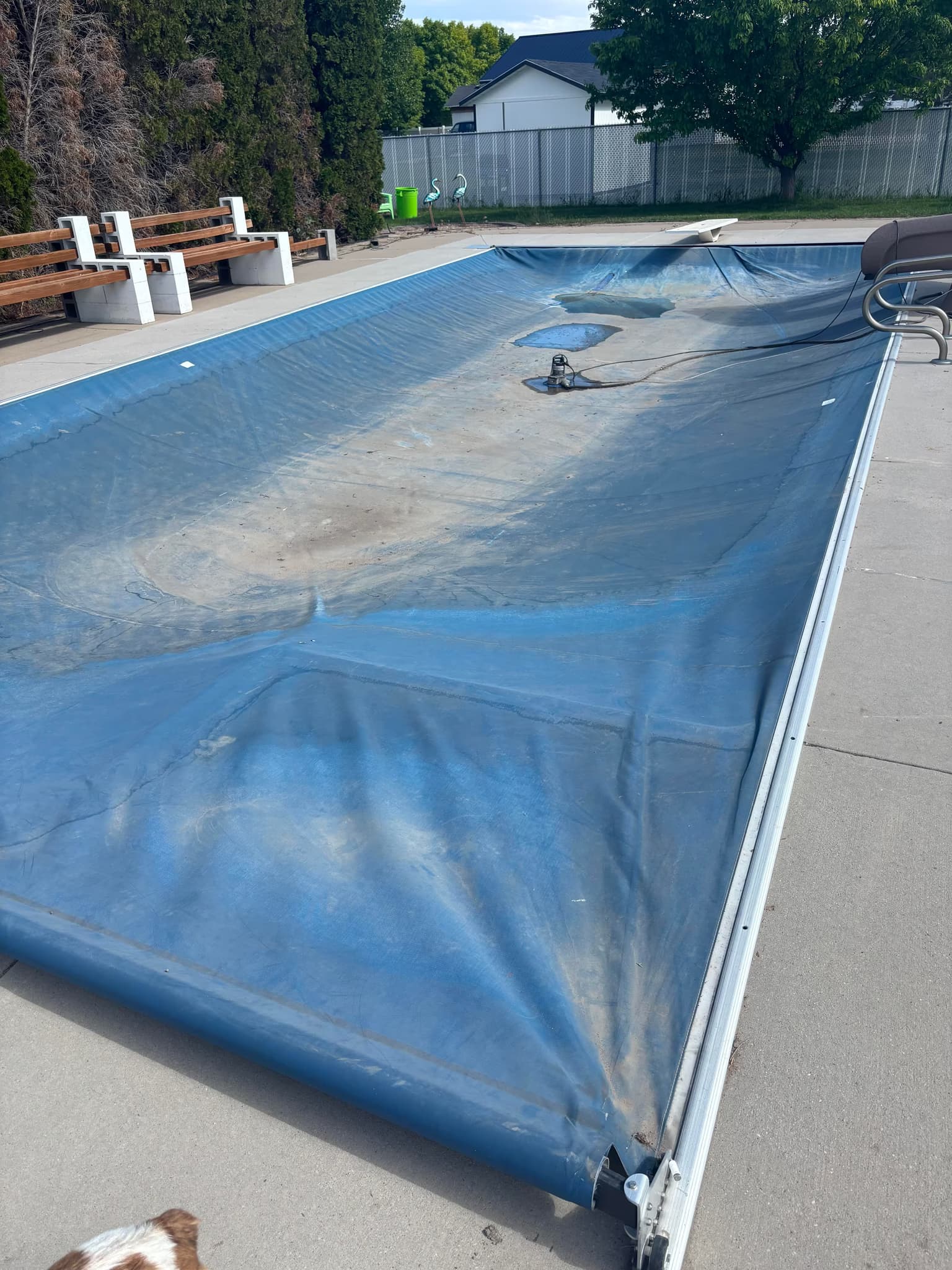 replace pool cover