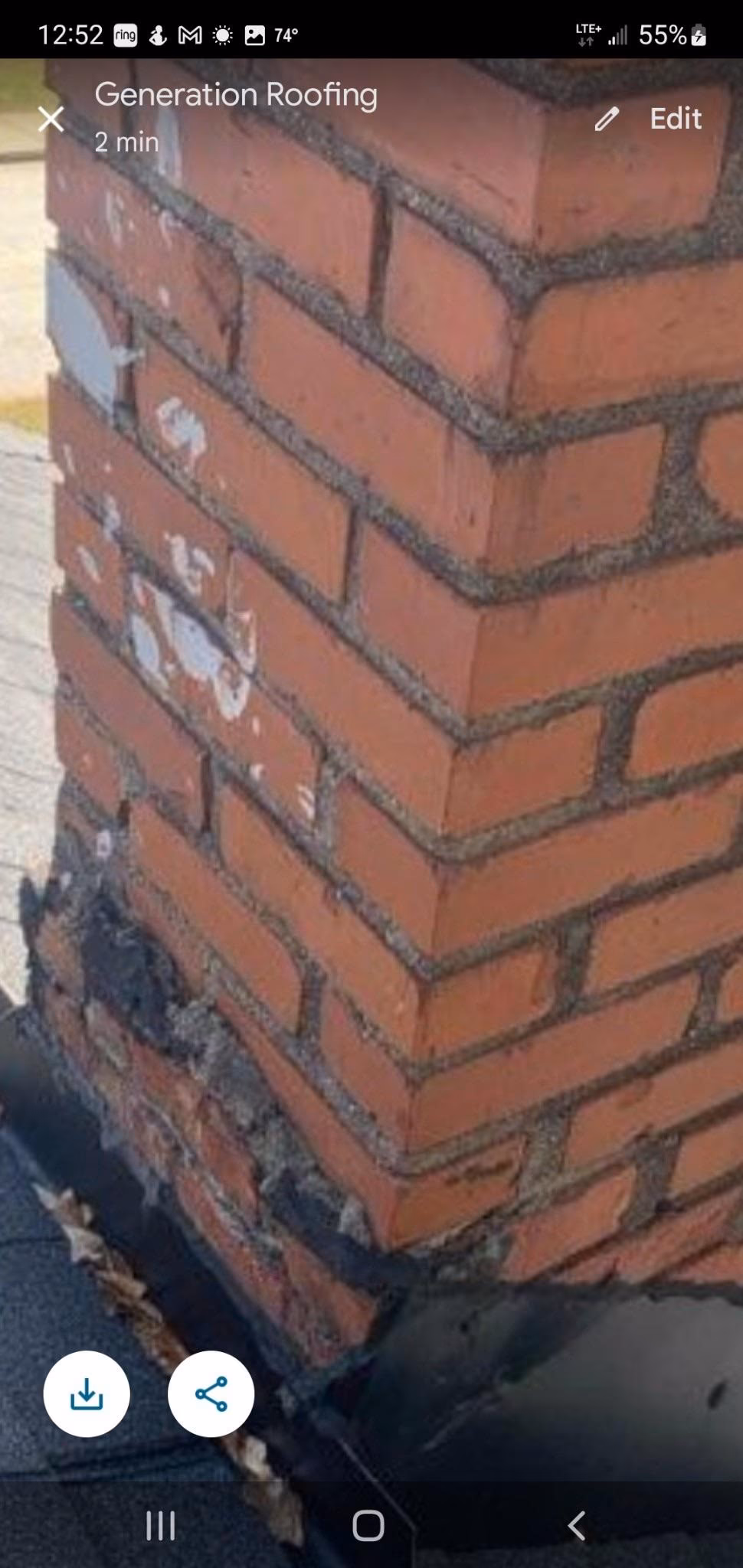 repair chimney flashing