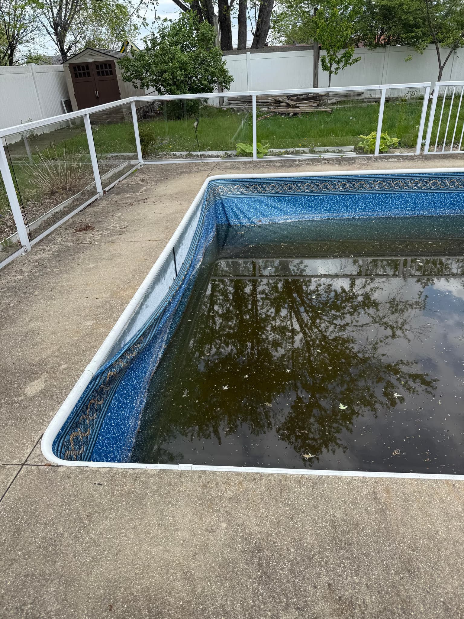 replace the custom pool liner