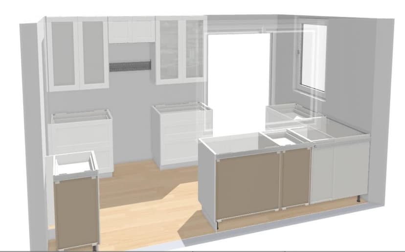 install starmark maple cabinets and quartz countertops