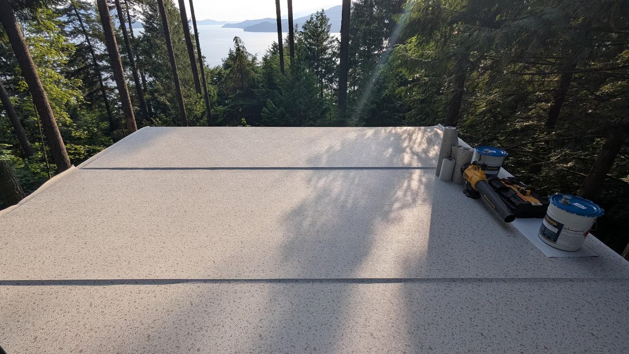 install aluminum fascia mounted posts with glass railings