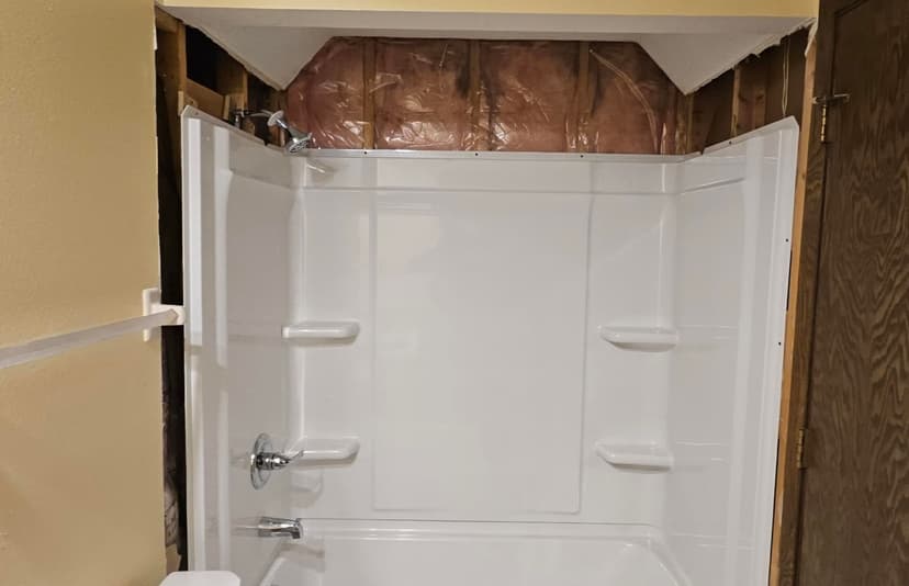replace bathtub with shower/tub surround